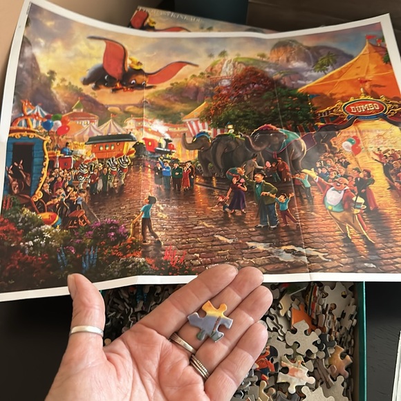 Disney puzzles EUC no missing pieces 300 piece Mickey & 750 pieceThomas Kinkade - Picture 7 of 7